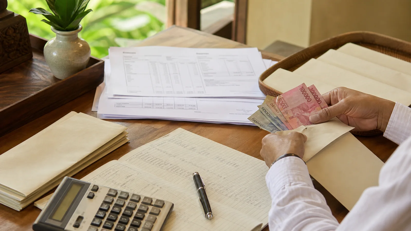 An Indonesian tourism payroll incentive recorded for an employee
